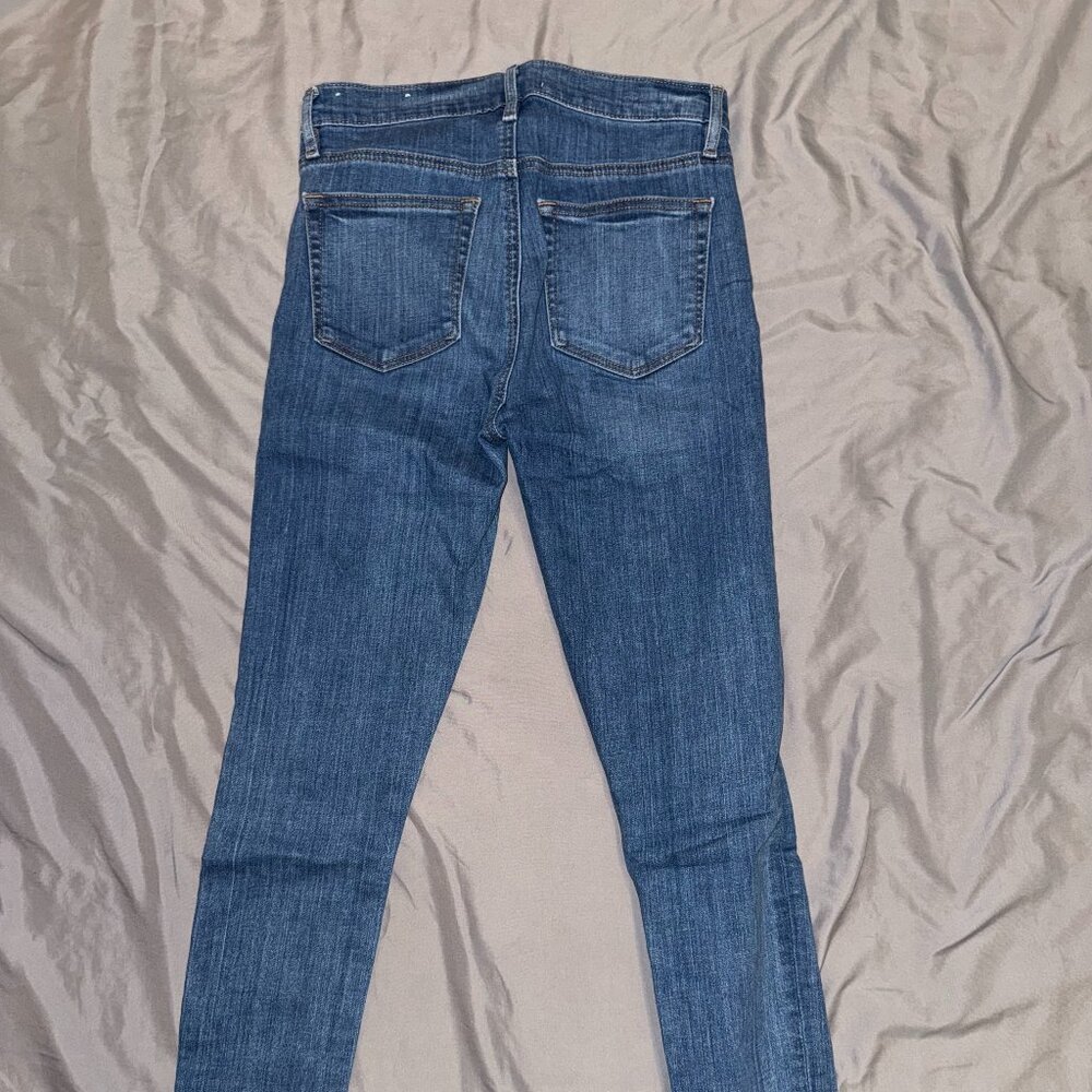 LOFT “Made & Loved” High Waist Skinny Jeans Size 0 / 25 - Picture 4 of 4